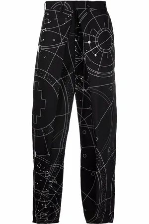 MARCELO BURLON Chino mit Sternbild-Print