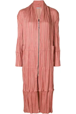 Issey Miyake Mantel mit Plissee