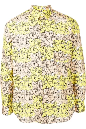 Comme des Garçons Hemd mit grafischem Print