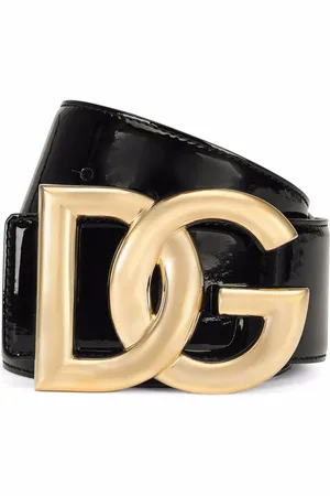 Dolce & Gabbana DG-Gürtel aus Lackleder
