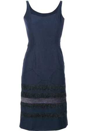 John Galliano Kleid mit Streifen