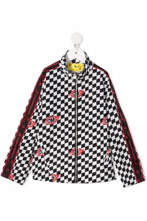OFF-WHITE Sportjacke mit Schachbrettmuster