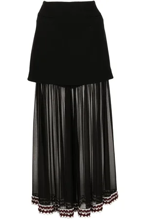 Proenza Schouler Maxirock mit Einsatz
