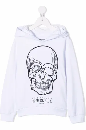 Philipp Plein Hoodie mit Totenkopf