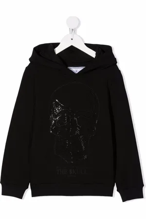 Philipp Plein Hoodie mit Totenkopf