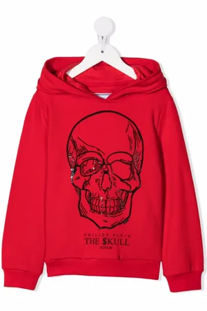 Philipp Plein Hoodie mit Totenkopf
