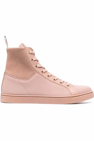 Gianvito Rossi High-Top-Sneakers mit gestrickten Einsätzen