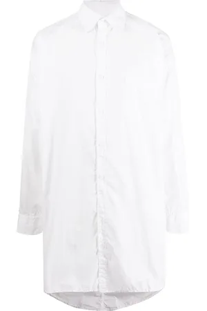 YOHJI YAMAMOTO Hemd mit Knitteroptik