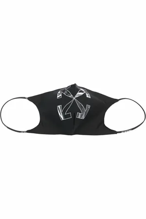 OFF-WHITE Mundschutz mit "Caravaggio Arrow"-Print