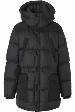Burberry Daunenmantel mit Logo-Applikation