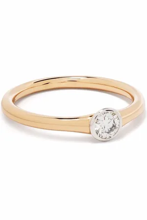 COURBET Origine Ring aus recyceltem 18kt Rotgold mit synthetischem Diamant