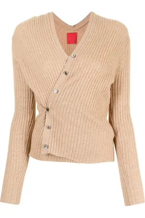 Cashmere In Love Gerippter Inez Cropped-Cardigan