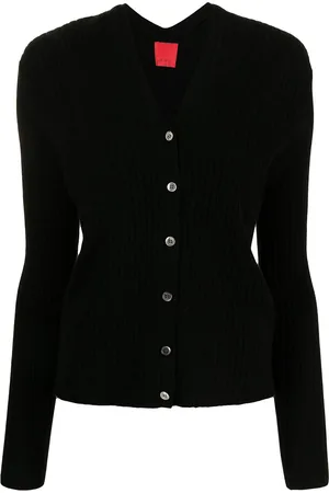 Cashmere In Love Gerippter Inez Cropped-Cardigan