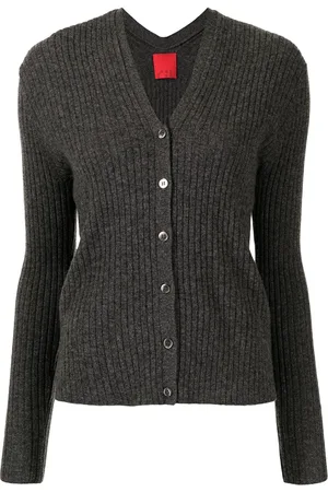 Cashmere In Love Gerippter Inez Cropped-Cardigan
