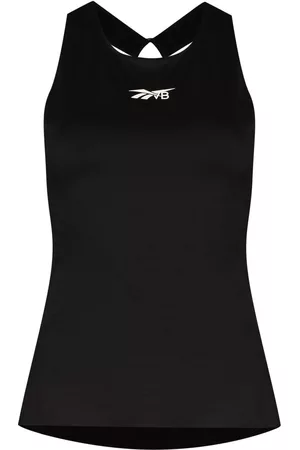 Reebok Damen Tops - Sportoberteil mit Logo-Print