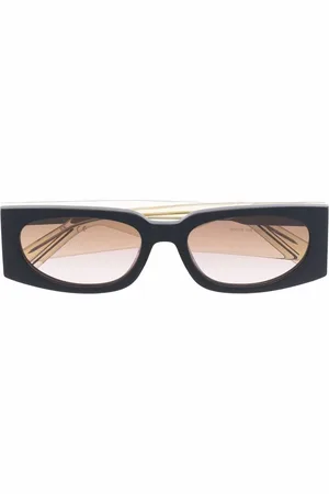 GCDS Sonnenbrille mit eckigem Gestell