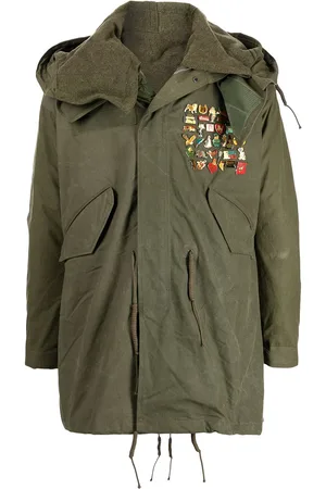 READYMADE Parka mit Anstecknadeln