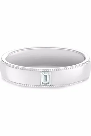 De Beers DB Classic Wide Court Poinçon Ring mit Diamant