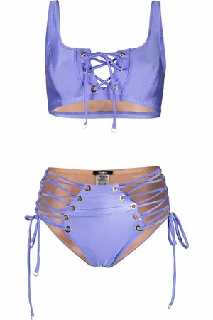 Noire Swimwear Bikini mit Schnürung