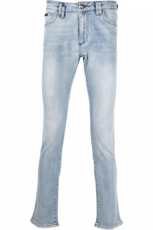 Philipp Plein Slim-Fit-Jeans mit Logo