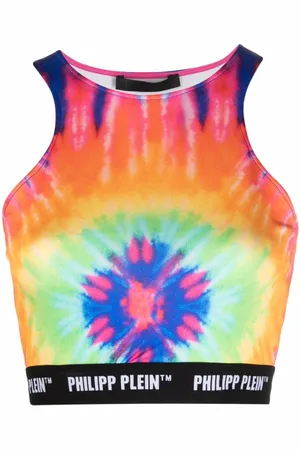 Philipp Plein Top im Batik-Look