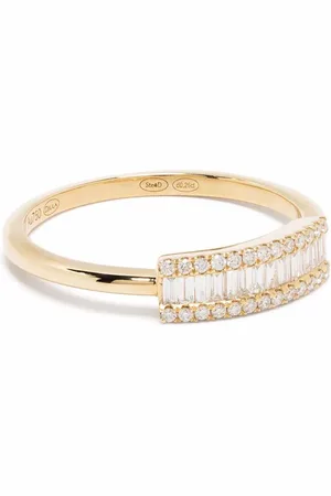 DJULA 18kt Gelbgoldring mit Diamanten