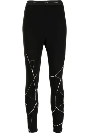 YOHJI YAMAMOTO Leggings mit Logo-Bund