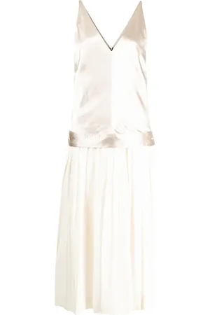 Commission Ärmelloses Kleid mit Falten