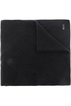 HUGO BOSS Gestrickter Schal mit Logo