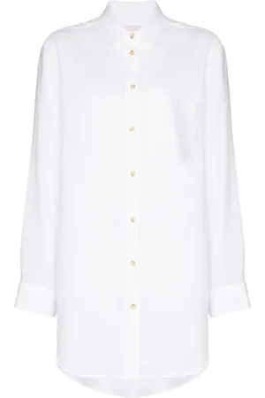 ASCENO Oversized-Leinenhemd