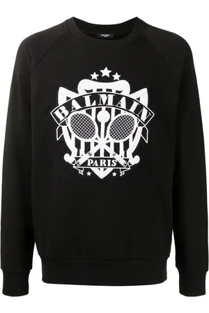 Balmain Sweatshirt mit Logo-Verzierung