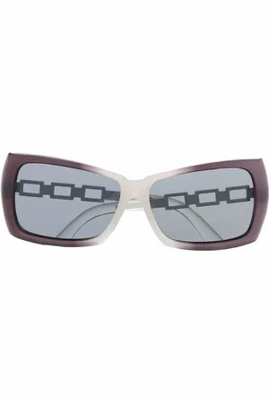 Linda Farrow Eckige Brille mit Farbverlauf-Optik