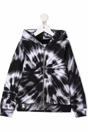 Philipp Plein TEEN Hoodie mit Batik-Print