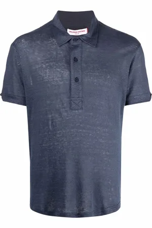 Orlebar Brown Kurzärmeliges Poloshirt aus Leinen