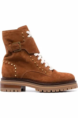 Sergio Rossi Stiefel aus Wildleder