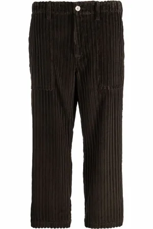 JEJIA Cropped-Hose aus Cord
