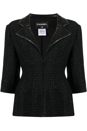 CHANEL Einreihige Tweed-Jacke