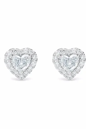 De Beers 18kt Aura Weißgoldohrstecker mit Diamanten