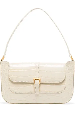 By Far Schultertasche mit Kroko-Optik