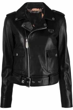 Philipp Plein Bikerjacke aus Leder