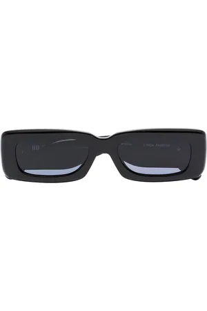 The Attico Eckige Mini Marfa Sonnenbrille