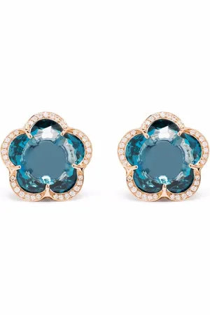 Pasquale Bruni 18kt Bon Ton Rotgoldohrringe mit Diamanten