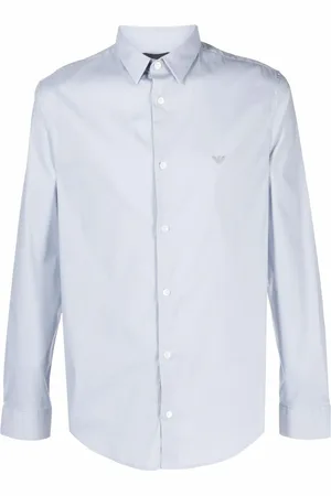 Emporio Armani Hemd mit Logo-Stickerei