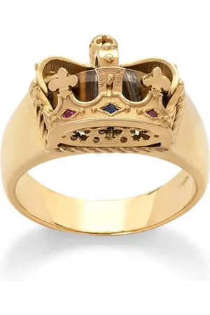 Dolce & Gabbana 18kt Gelbgoldring im Kronendesign