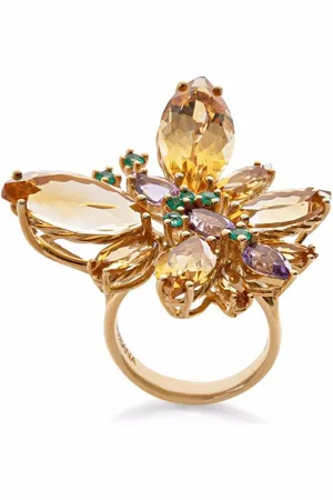 Dolce & Gabbana 18kt Gelbgoldring mit Schmucksteinen