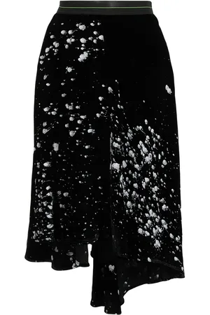 SANKUANZ Rock mit Spray-Print