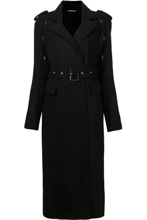 Boyarovskaya Langer Trenchcoat mit Gürtel