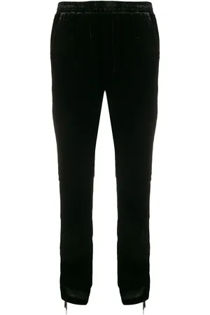 Gold Hawk Cropped-Hose mit Raffungen