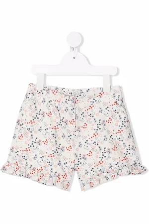 KNOT Gerüschte Shorts mit Blumen-Print