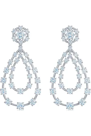 Kwiat 18kt Starry Night Weißgoldohrringe mit Diamanten